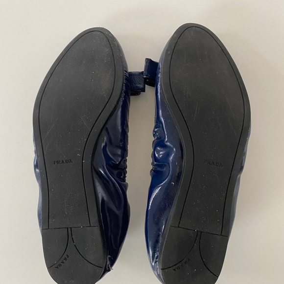 Prada Navy Blue Flats - Picture 5 of 5